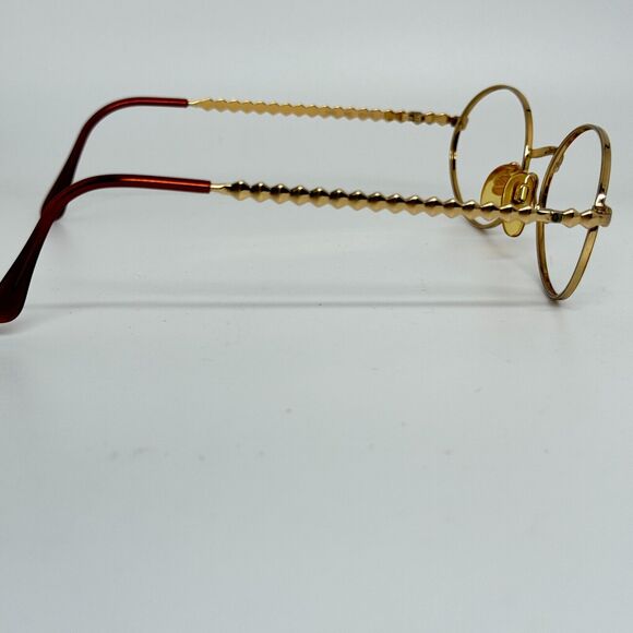 Valentino Eyeglasses Frames gold Womens V451 962 53-19-135 H502 - Picture 4 of 7